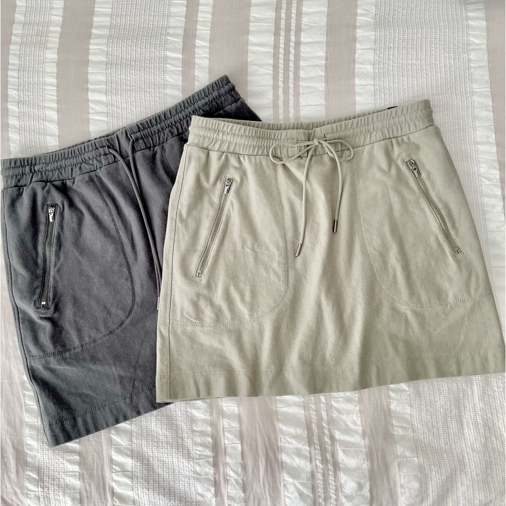 C&C Athletic Skort Bundle Green and Gray